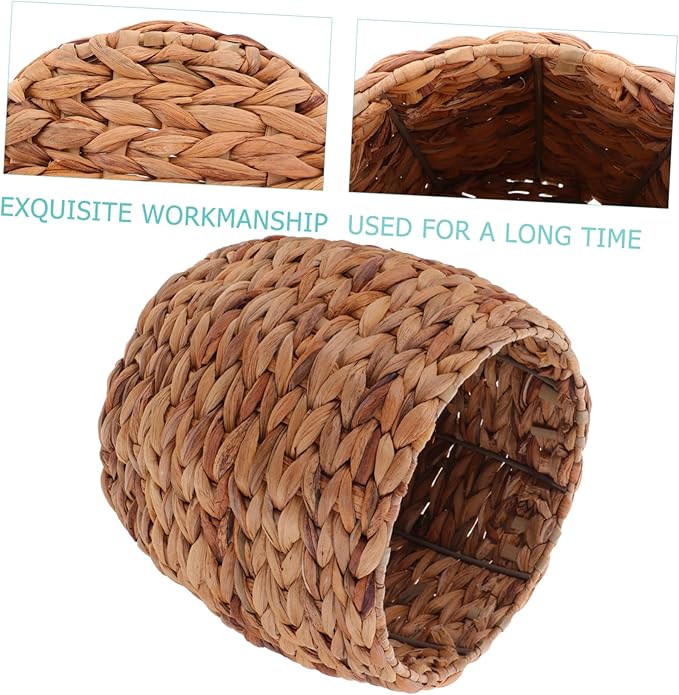 Seagrass Basket for Plant Desktop Woven Storage Basket Hyacinth Decorative Pot Organizer