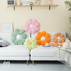 sioloc Flower Pillow,Flower Shaped Throw Pillow Butt Cushion Flower Floor Pillow,Seating Cushion,Cute Room Decor & Plush Pillow for Bedroom Sofa Chair(Blush,29.5'')