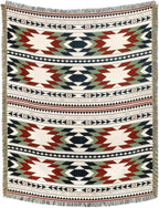 Lqprom Southwest Throw Blankets Aztec Southwestern Throws Cover Boho Native American Blankets for Gift Sofa Table Bed Living Room Decor Outdoor Camping Picnic Tent Beach Car Traveling 63"x87"