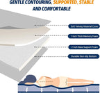 CYMULA Memory Foam Camping Mattress Pad, CertiPUR-US Sleeping Mat, Portable Roll Up Mattress for Adults, Camping Bed Pads for Sleepover, Car Bed with Travel Bag