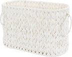 Toilet Paper Basket,Boho Decorative Toilet Paper Storage,Large Wicker Basket for Bathroom Storage,Free Standing