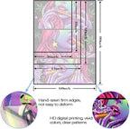Wegklazax Fantasy Tapestry Blacklight Tapestry for Bedroom Cool Tapestries Wall Hanging for Bedroom and Living Room Pink 60×80 Inches