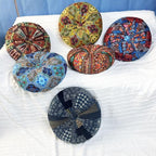Bohemian Style D, 15.74x15.74inch, 1 Piece Thickened Comfort Design Soft Support for Floor, Chair & Home Decor