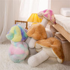 Pillow Mushroom Pillow Floor Pillow Sofa Cushion Home Decoration Pillows Reading Pillow (Pink, 32cm)