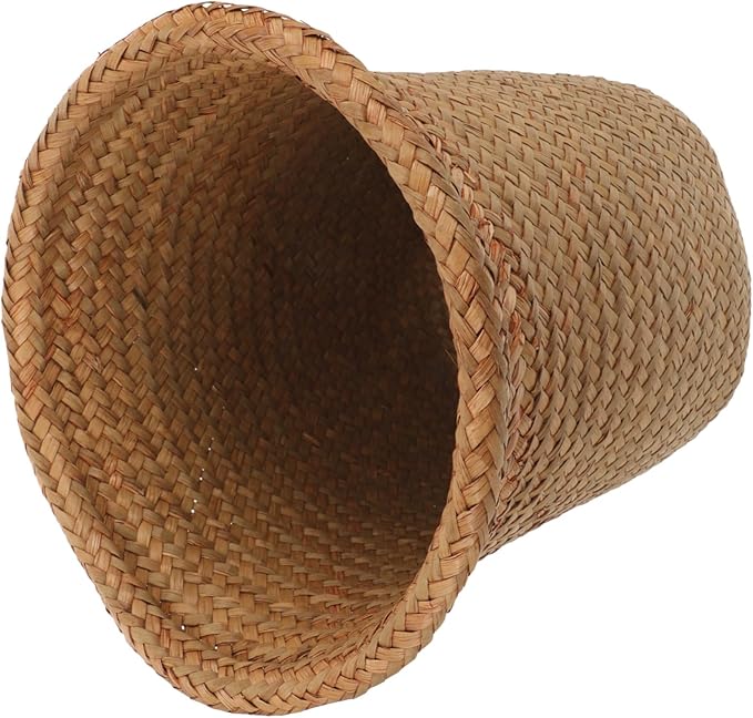 Indoor Plant Holder Handmade Woven Planter Basket Boho Style Decorative Flower Pot