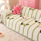 Couch Cover for Sofas, Sofa Couch Cover Washable for Dogs, Chenille Slipcovers Couch Covers for Protector Slipcover Pet Friendly(71"x 71"/Green/1pc)