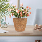 BESPORTBLE 2Pcs Seagrass Basket Covers for Indoor Plants Unique Decorative Storage Baskets Versatile Flower Pot Liners for Living Room Bedroom and Kitchen Decor