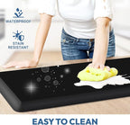 4/5 Inch Thick Kitchen Mat - Cushioned Anti Fatigue Mats for Kitchen Floor - Easy to Clean, Waterproof, Non-Slip Kitchen Rug for Sink, Office, Kitchen (20''x32'' Black)