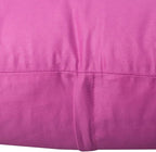 Thmyo 4-Pack 100% Cotton Comfortable Solid Decorative Throw Pillow Case, Square Cushion Cover Pillowcase Sublimation Blank Pillow Covers DIY Throw Pillowcase for Sofa(24x24 inch/ 60x60cm,Rose red)