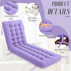 Long Floor Cushion Large Floor Cushion with Brushed Cotton 74.8 x 27.5 x 3.15 in Jumbo Lounger Pillow for Outdoor Indoor Bay Window Meditation Yoga Reading Sleeping(1 Pc,Purple)