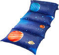 Butterfly Craze Floor Pillow Case - Customizable Queen Floor Bed Insert - Plush Lounger & Studio Apartment Essential - Machine Washable Cover for Guest Bed & Sleeping Pad - Galaxy Blue, Queen