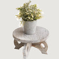 Plant Stools Indoor Wooden Stool for Plants Flower Display with Stand Farmhouse Indoor Small Plant Stand Riser Round Display Stands