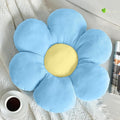 Flower Pillow, Blue Throw Pillows Cute Daisy Decorative Pillow Cushion Seating Home Decorative for Bed, Sofa, Couch
