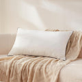 Memory Foam 16 x 26 Inch Throw Pillow Insert, Premium Lumbar Pillow Insert for Decorative Throw Pillow, Living Room, Couch and Sofa, 16 x 26 Inch, White