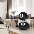 Dripykiaa 8 Ball Throw Pillow, 14" Decorative Pillows Throw Cushion Home Decoration Plush Sporty Design Ball Pillow for Women, Men Bestselling Comfort and Stylish Accent Decor