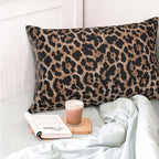 Brown Leopard Pillow Covers 12x20 Set of 2 Cheetah Throw Pillows Skin Animal Print Pillow Cases Modern Outdoor Decorative Pillows Farmhouse Soft Cotton Lumbar Cushion Case for Couch Home Bed
