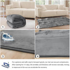 Baby Play Mat for Floor Nursery Rug Muscle Mat Area Rug Playroom Rug 39"x59" Memory Foam 1.3" Thick Crawling Playpen Mat For Babies,Toddlers, Infants, Kids,Grey