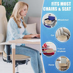 BlissTrends Donut Pillow Seat Cushion, Donut Chair Cushions for Postpartum Pregnancy&Hemorrhoids, Tailbone Pain Relief Cushion, Memory Foam Lifting Cushions for Office & Home Chairs (Khaki, XX-Large)
