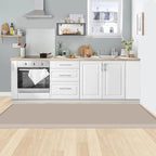 KitchenClouds Kitchen Mat Cushioned Anti Fatigue Rug 20"x39" Water Resistant, Non Slip, Standing and Comfort Desk/Floor Mats for House Sink Office (Khaki)