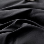 ROSGONIA Oversized King Comforter 120x120, 3pcs Super King Comforter (1 Black Comforter & 2 Pillowcases) Lightweight Warm Bedding Set Blanket Quilt