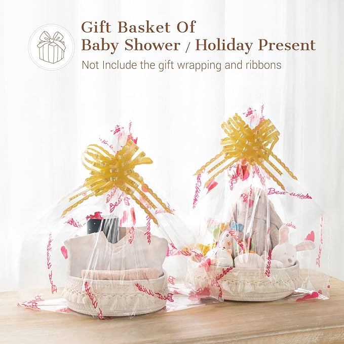 Mkono 2 Pack Macrame Storage Baskets Decorative Woven Cotton Rope Basket for Shelves Countertop Organizer Boho Decor for Organizing Living Room Bedroom Entryway