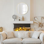 WallBeyond 20 inch Round Mirror Gold Circle Wall Mirror for Bathroom with Metal Framed, Round Wall Mirror for Wall Decor, Vanity, Entryway Living Room