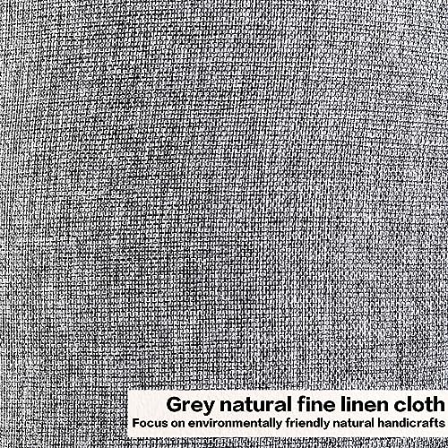 Gray Drum Lamp Shades Set of 2 Medium 13" Top x 13" Bottom x 10" High (Spider) Traditional Lampshades for Table Lamp & Bedside Lamp - Assembly Required - Modern Lamp Shade By GO&SO - color: Grey, size: 13*13*10 inch-2 Pack