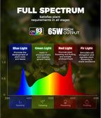 Barrina T1S Standing Grow Light for Indoor Plants with Timer, 65W 660nm High PPFD Full Spectrum, Tera Series Vertical Grow Lights Adjustable Height 5FT-5.6FT, Foot Switch, Non-Glare Design, Black