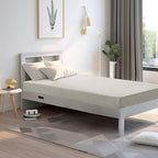 39x75x3 Inch Seat Cushion Extra Thick Memory Foam - Premium Support for Bay Window Benches, Floor Seating, Reading Nooks, Tatami Mats & Indoor Furniture, Soft Beige Washable Cover