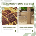 Plant Stand Indoor with Grow Light 14 tiers Large Plant Shelf for Indoor Plants Display Heavy Duty Plant Rack for Living Room Patio Decor
