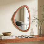 WallBeyond Asymmetrical Mirror, Irregular Wall Mirror for Bathroom, Wall Mirrors Decorative for Bedroom Living Room Entryway Hall, Unique Wall Mirror 25" x 20"