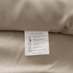 ROSGONIA Oversized King Comforter 120x120, 3pcs Super King Comforter (1 Oatmeal Comforter & 2 Pillowcases) Lightweight Warm Bedding Set Blanket Quilt