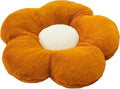 YILANLAN Cute Flower Cushion Plush Floor Casual Comfortable Pillow Office Living Room Bed Cushion Simple Decoration (40cm, Brown)