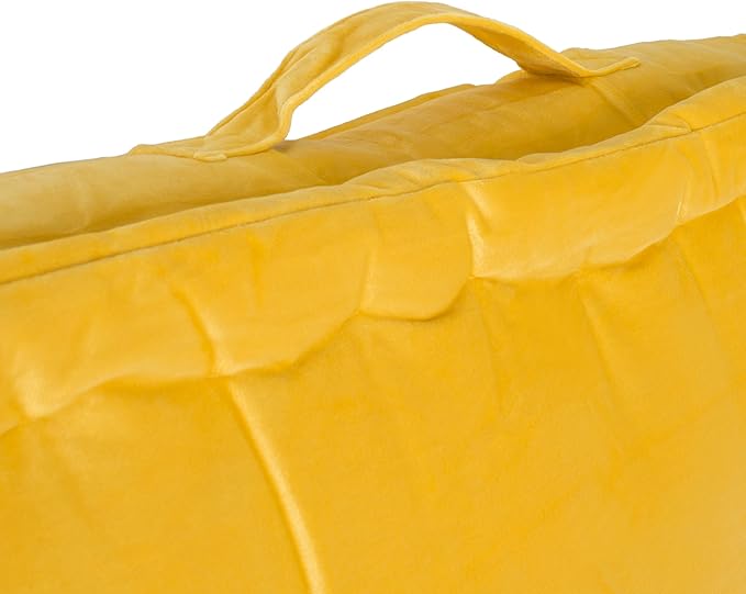 SAFAVIEH NAVI Floor Pillow, Yellow