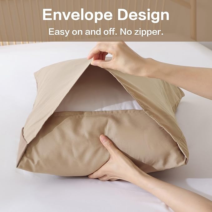 ROSGONIA Oversized King Comforter 120x120, 3pcs Super King Comforter (1 Taupe Comforter & 2 Pillowcases) Lightweight Warm Bedding Set Blanket Quilt