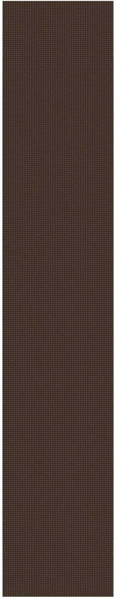 EARTHALL Runner Rug 3x18 Ft Washable Runners for Hallways Extra Long Woven Non Slip Entryway Runner Braided Kitchen Runner Indoor Outdoor Carpet Runners for Hotels, Officel, Stair, Brown