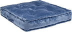 Safavieh Belia Glam 18-inch Periwinkle Velvet Square Floor Pillow