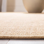 Martha Stewart x SAFAVIEH Area Rug Collection - 6' x 9', Natural Brown, Sisal & Jute, Farmhouse Style, Ideal for Living Room, Bedroom, Office, Dining Space (MSR9501A)