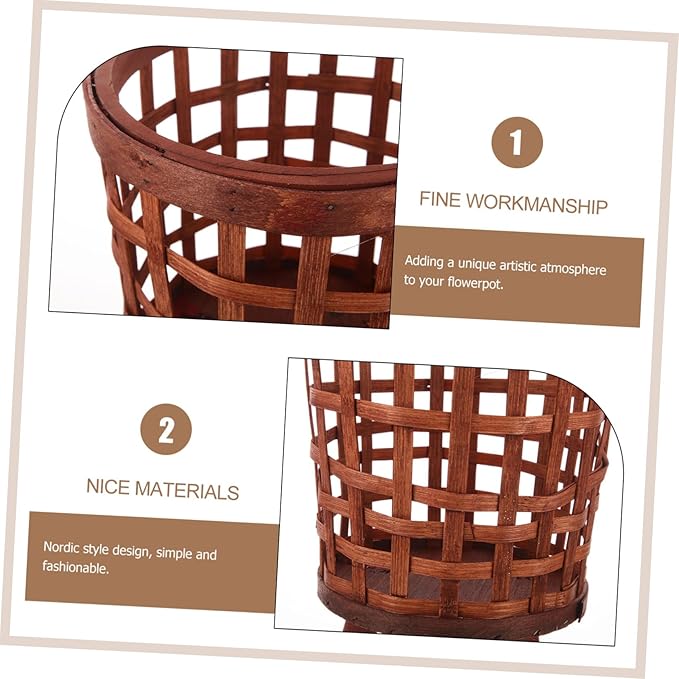 Elegant Wood Planter Pot Rack for Bohemian Decor Plant Pots Stand for Living Corridors