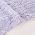 YUSOKI Queen Size Blanket Single Layer,Weight(4.4lb),370GMS-3D Stylish Design for Gift Home Decor (Lavender Fog,90"x90")