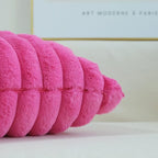 JOJUSIS Pack of 2 Faux Fur Plush Decorative Throw Pillow Covers Couch Cushion Case Soft Pillowcases (Hot Pink, 24 x 24-Inch)