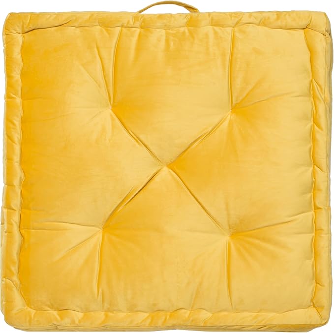 SAFAVIEH NAVI Floor Pillow, Yellow