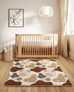 Blissful Diary Baby Play Mats for Floor, 50x50 Crawling Mat for Playpen, Thicken Soft Padding Foam Playmats for Babies and Toddlers Infants, Foldable and Machine Washable, Boho Design