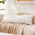 Memory Foam 14 x 36 Inch Throw Pillow Insert, Premium Lumbar Pillow Insert for Decorative Throw Pillow, Living Room, Couch and Sofa, 14 x 36 Inch, White