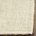 SAFAVIEH Area Rug 8x10 - Natural Fiber Collection - Large - Ivory, Handmade Jute, Farmhouse Style, Ideal for Living Room, Bedroom, Dining Space (NF730A)