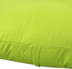 Thmyo 4-Pack 100% Cotton Comfortable Solid Decorative Throw Pillow Case Square Cushion Cover Pillowcase Sublimation Blank Pillow Covers DIY Throw Pillowcase for Couch(22x22 inch/ 55x55cm,Light Green)