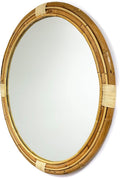 Rutledge & King Wall Mirror - Rustic Round Mirror - Decorative Circle Mirrors for Bathrooms, Living Rooms, and Bedrooms (1 Pack, Brunswick - Extra Large)