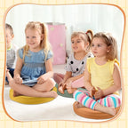 Juexica 8 Pcs Extra Thick Flexible Seating Floor Cushions Assorted Colored Floor Pillow Classroom Seat Cushions Soft Classroom Seating for Kids Learning Daycare School Chair(Boho Color)