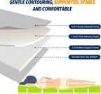 CYMULA Memory Foam Camping Mattress Pad, CertiPUR-US Sleeping Mat, Portable Roll Up Mattress for Adults, Camping Bed Pads for Sleepover, Car Bed with Travel Bag