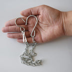 Chain for Hanging Plants,21 Inch Silver Hanging Chain, Small Hanging Basket Chain Kits with Hooks for Bird Feeder Hanging Basket Extender Porch Wind Chime (Silver, 21 Inch-6PCS)